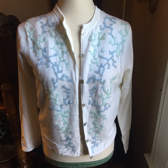 J. McLaughlin Sweaters - J. McLaughlin beaded sweater